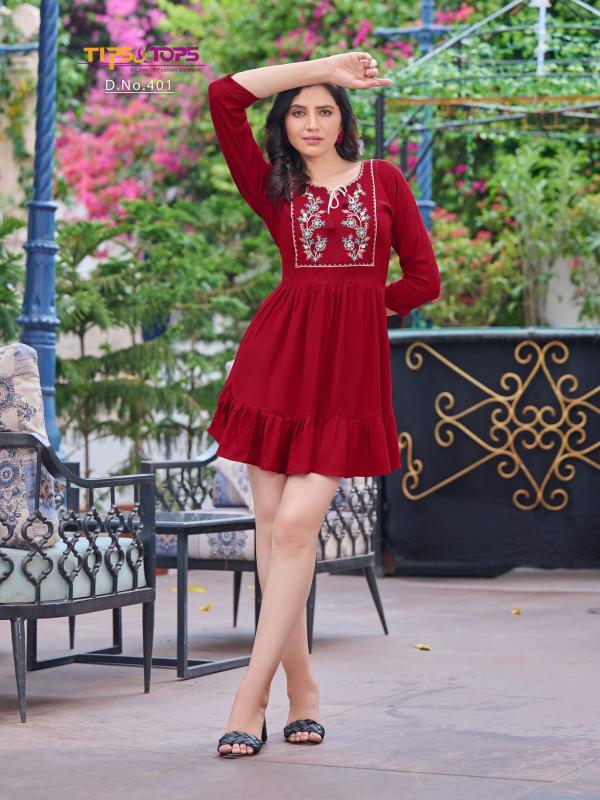 Tips And Tops Yami Vol 4 Western Ladies Short Top Collection